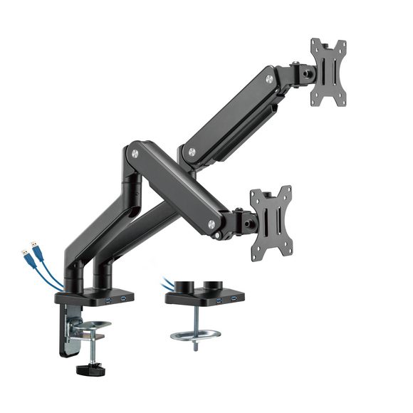 MXG BMA-24U Dual Monitor Arm Mount – Full Motion Heavy-Duty Desk Mount | Best Price in Pakistan | Daddu Charger Gaming Store