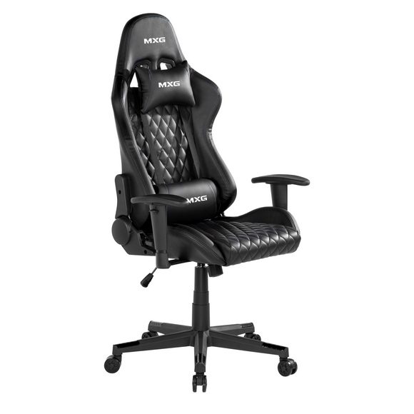 MXG GCH-01 Large Gaming Chair – Black, Ergonomic High-Back Gaming Chair with Adjustable Armrests