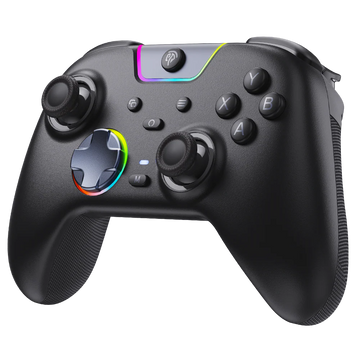 EasySMX X05 Pro Wireless Controller Black | Multi-Platform Bluetooth Gamepad for PC, Android, iOS, Nintendo Switch & Steam | Dual Vibration | RGB Lighting | Ergonomic Design | Best Wireless Controller in Pakistan – Daddu Charger Gaming Store