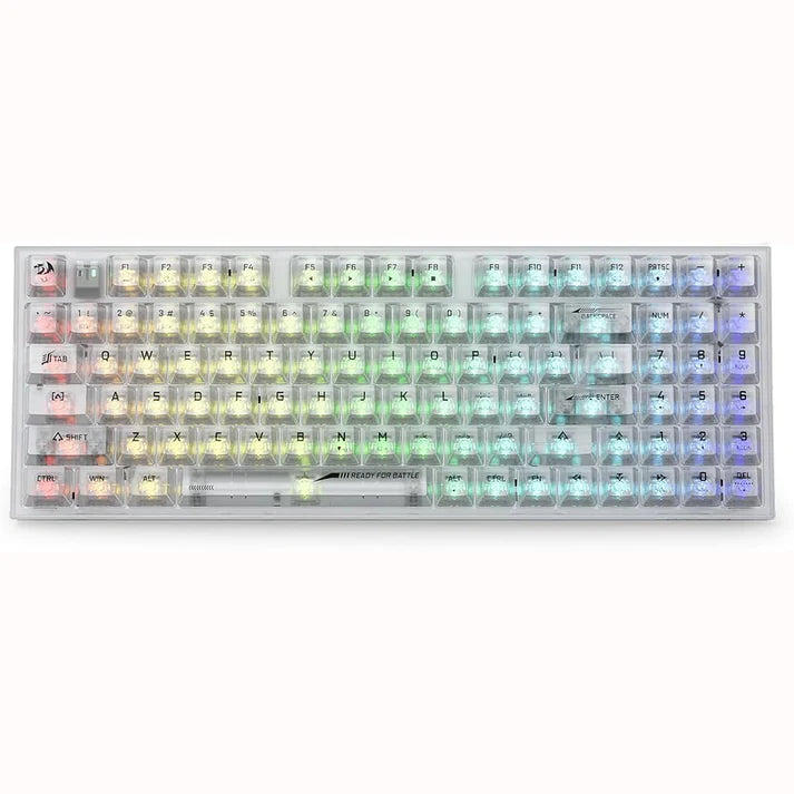 Redragon Irelia Pro K658 – Clear/White RGB Wireless Mechanical Keyboard