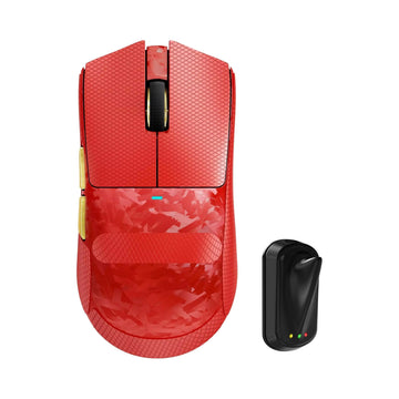 Attack Shark X11 Ultra 8K Wireless Gaming Mouse – PAW3950 MAX, 42,000 DPI, 59g Superlight, Nordic 54L15 MCU, 100M Clicks – Red