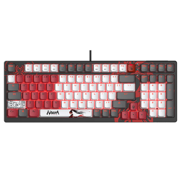 Bloody S98 Naraka Hot-Swappable RGB Mechanical Gaming Keyboard – BLMS Red Plus Switch, 98-Key, 80% Compact