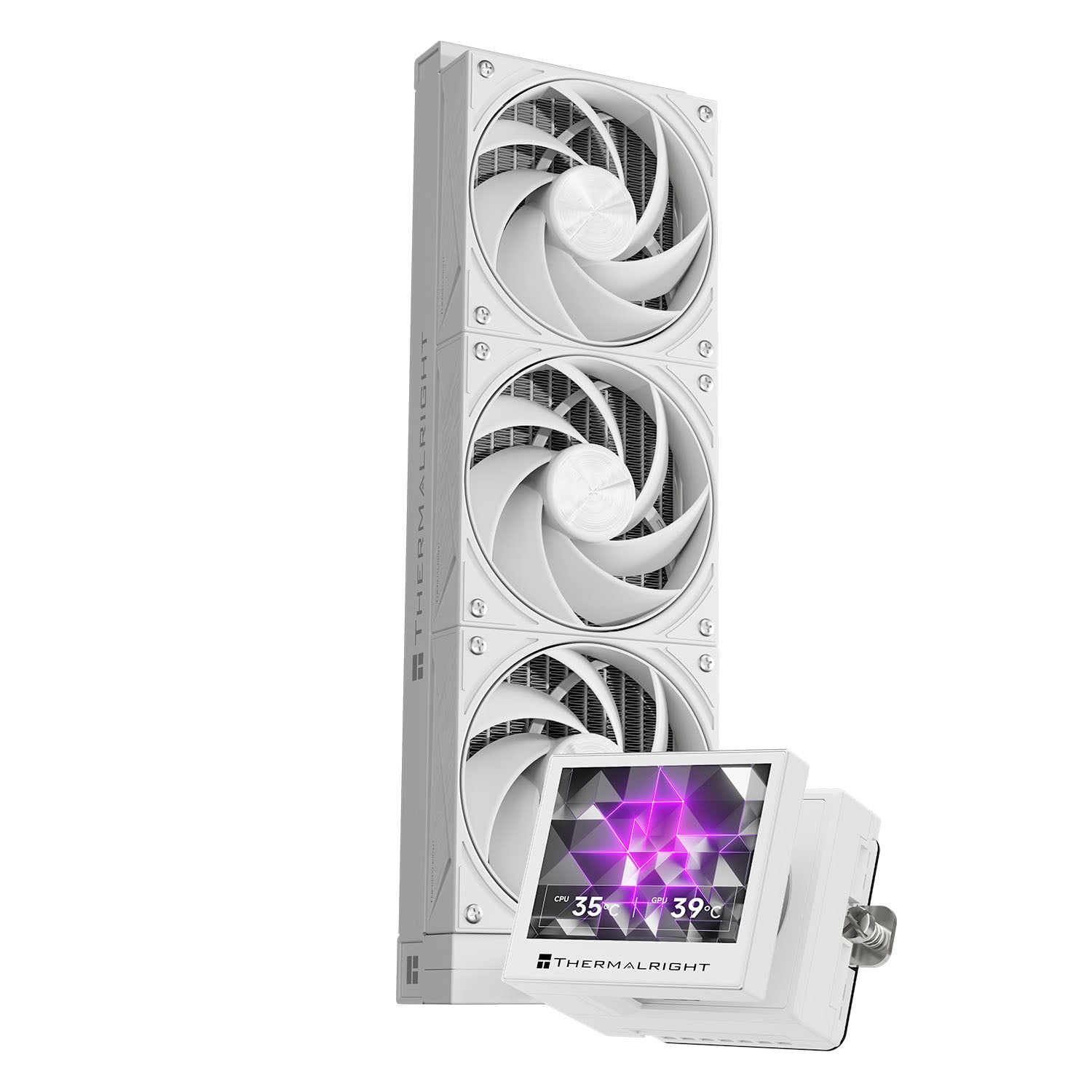 ThermalRight Stream Vision 360 White – Premium 360mm ARGB Liquid CPU Cooler | Silent & High-Performance Cooling