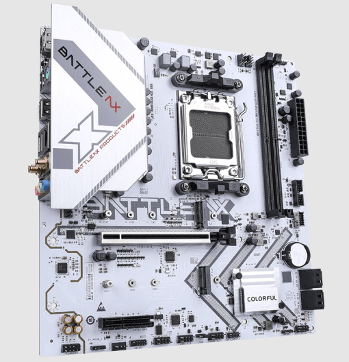 Colorful Battle-AX B650M-GHA WIFI V14 Motherboard New – AMD AM5, DDR5, WiFi 6, Micro-ATX, 2 RAM Slots