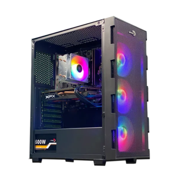 E-Dragon Druk RGB Gaming Case – Mid Tower PC Case with Tempered Glass