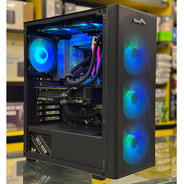 Intel Core i9-285 Gaming PC – RTX 5070 ASUS DUAL OC | 64GB 6000MHz DDR5 | 2TB T-Force G70 Gen 4 SSD | 360mm ARGB Liquid Cooler | Best High-End 630K Gaming PC in Pakistan – Daddu Charger Gaming Store