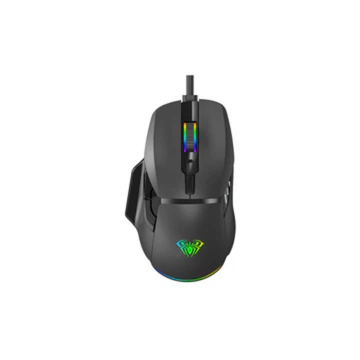 AULA F815 Wired RGB Gaming Mouse – 12800 DPI, 6 Programmable Buttons, High-Precision Optical Sensor