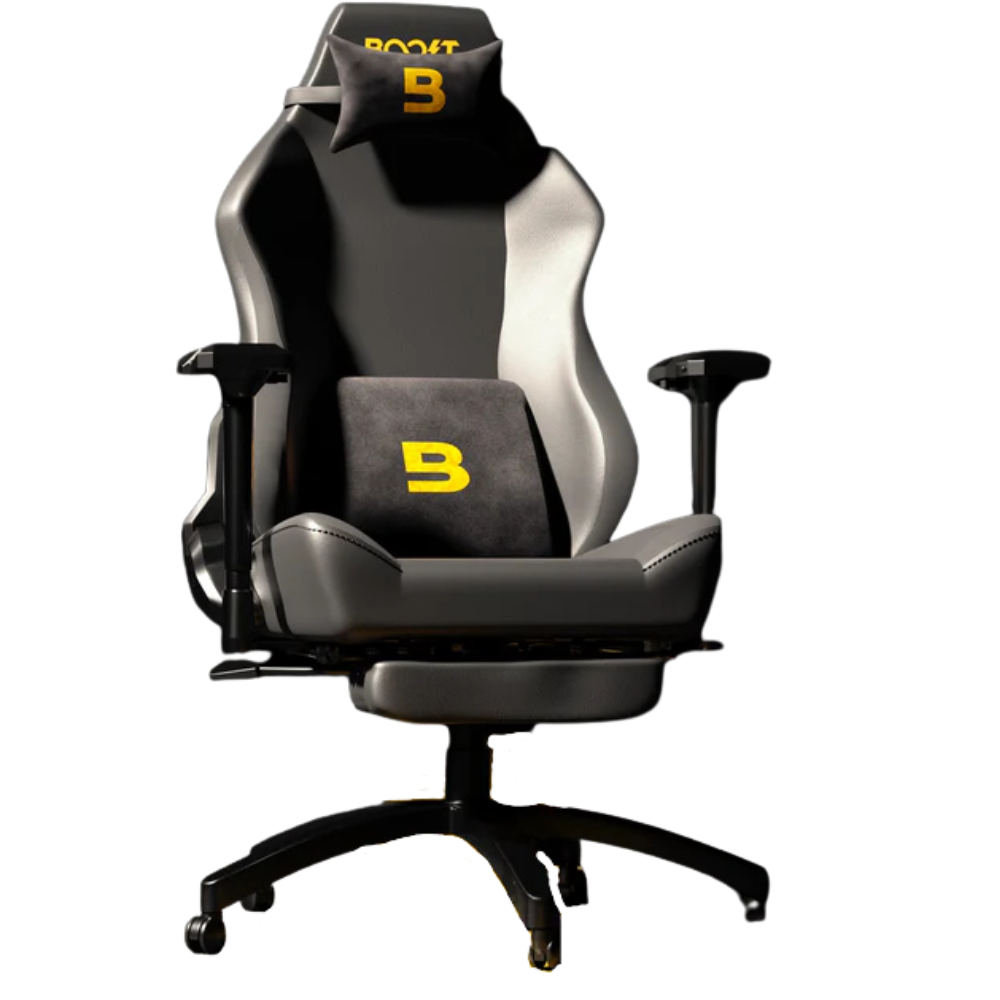 Boost Apex Ergonomic Gaming Chair | Premium Comfort with Adjustable Lumbar Support, 4D Armrests & Recline | Breathable Material | Best Gaming Chair in Pakistan – Daddu Charger Gaming Store