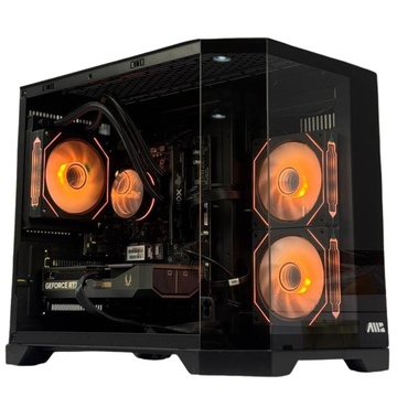 AMS Furrion Gaming Case – Mid-Tower with 3 Infinity ARGB Fans | High Airflow Tempered Glass PC Case