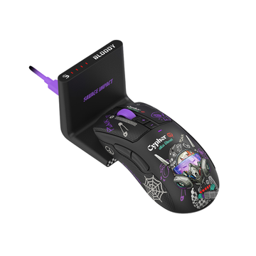 Bloody R73 Ultra Duo Cyber Ghost Wireless Gaming Mouse – Dual Mode, Full-Speed, High-Precision