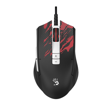Bloody ES8 Fire Black Lightweight Esports Gaming Mouse USB – Sports Black, High-Speed