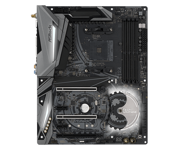 ASRock X470 Taichi Ultimate Motherboard New – AMD AM4, DDR4, Full ATX, PCIe 3.0, High-End VRM