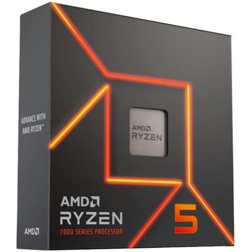 AMD Ryzen 5 7600X Desktop Processor – 6 Cores, 12 Threads, Up to 5.3GHz, AM5