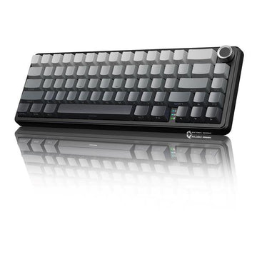 Attack Shark X66 Wireless Mechanical Gaming Keyboard Moonlit Night – Hot Swappable Strawberry Switch, 60% Gasket-Mounted, Tri-Mode