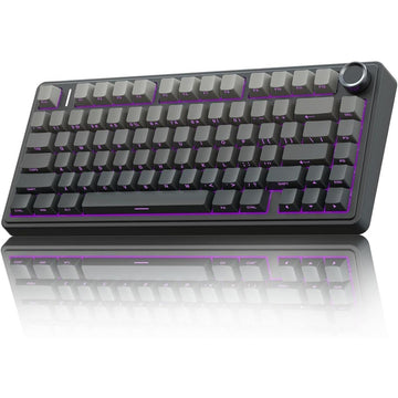 AULA F75 Pro Wireless Mechanical Keyboard – 75% Gasket Mount, Hot-Swappable, RGB, PBT Keycaps, Tri-Mode Connectivity