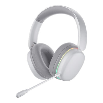 AULA G7 Pro Wireless Gaming Headset White – 7.1 Surround Sound, BT 5.3, 65H Battery, RGB, Low Latency Gaming Headset