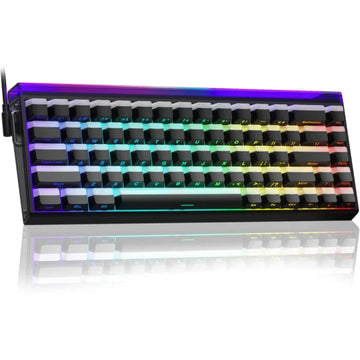 AULA HERO68 Jade King Magnetic Switch Wireless Gaming Keyboard – 65% Layout, Black Lighthouse Keycaps, Mechanical RGB