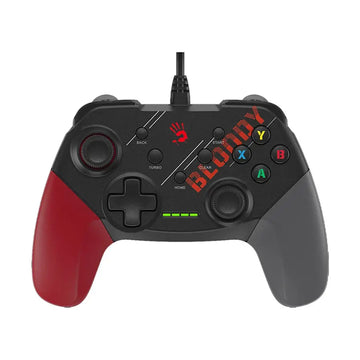 Bloody GP30 Wired USB Gaming Gamepad – Sports Red, Dual Vibration Controller