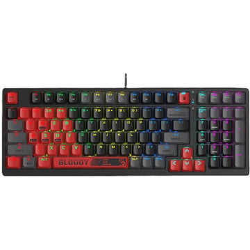 Bloody S98 BLMS Mechanical Gaming Keyboard 98-Key – 80% Compact, Sports Red Switch, RGB Backlit, US Layout