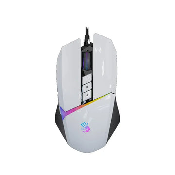 Bloody W60 Max RGB Esport Wired Gaming Mouse Panda White – 10000 CPI, BC3332-A Sensor, Activated