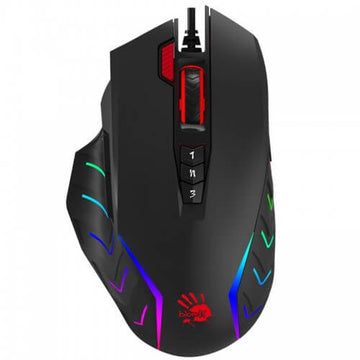 Bloody J95S 2-Fire RGB Animation Wired Gaming Mouse Stone Black – High-Speed, Activated