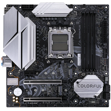 Colorful BATTLE-AX B650M-PLUS V14 Motherboard New – AMD AM5, DDR5, Micro-ATX, 4 RAM Slots, PCIe 4.0