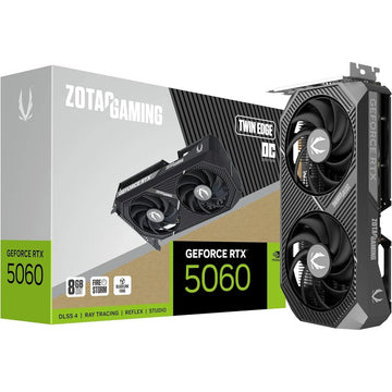 ZOTAC Gaming GeForce RTX 5060 Twin Edge OC 8GB GDDR7 Graphics Card – DLSS 4, 128-Bit, PCIe 5.0