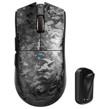 Attack Shark X11 Ultra 8K Carbon Fiber Wireless Gaming Mouse – PAW3950 MAX, 42,000 DPI, 59g, 8K Polling, Nordic 54L15 MCU, 100M Clicks – Black