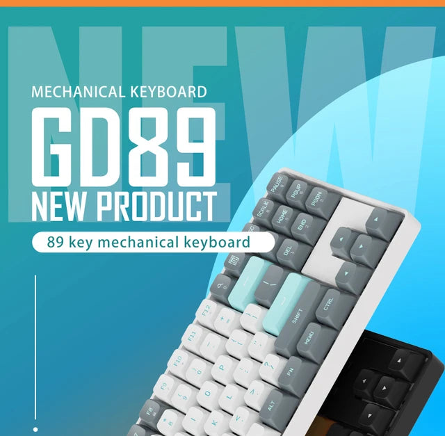 Darkflash GD89 Mechanical Gaming Keyboard Price in Pakistan | Hot-Swappable RGB Keyboard | 89 Keys | PBT Keycaps