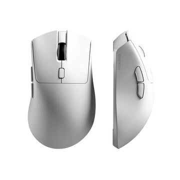 E7 Tri-Mode Wireless Gaming Mouse White – 1000Hz Polling Rate, 3200 DPI, 65g Lightweight Design
