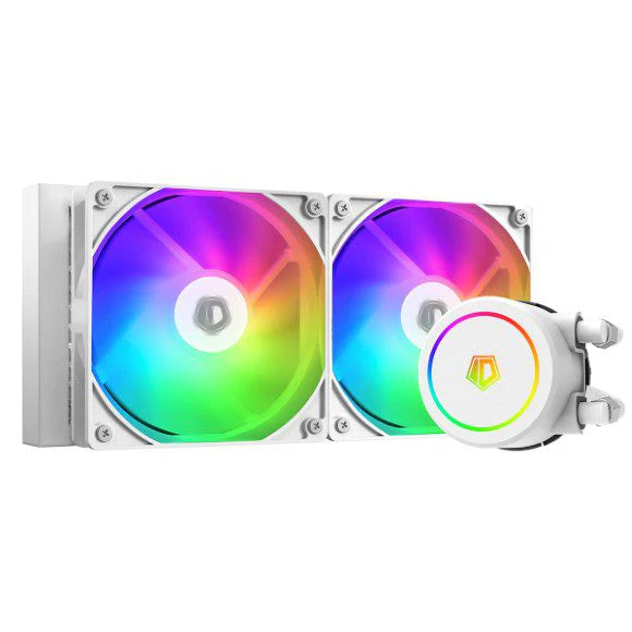 ID-COOLING FX240 ARGB White – Dual Fan Liquid CPU Cooler