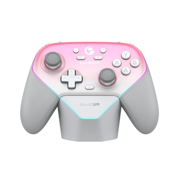 GameSir Super Nova Wireless Multiplatform Controller with Charging Dock – Whipper Pink, Hall Effect Sticks & Triggers, 1000Hz Polling Rate, RGB, PC/Switch/Switch 2/iOS/Android