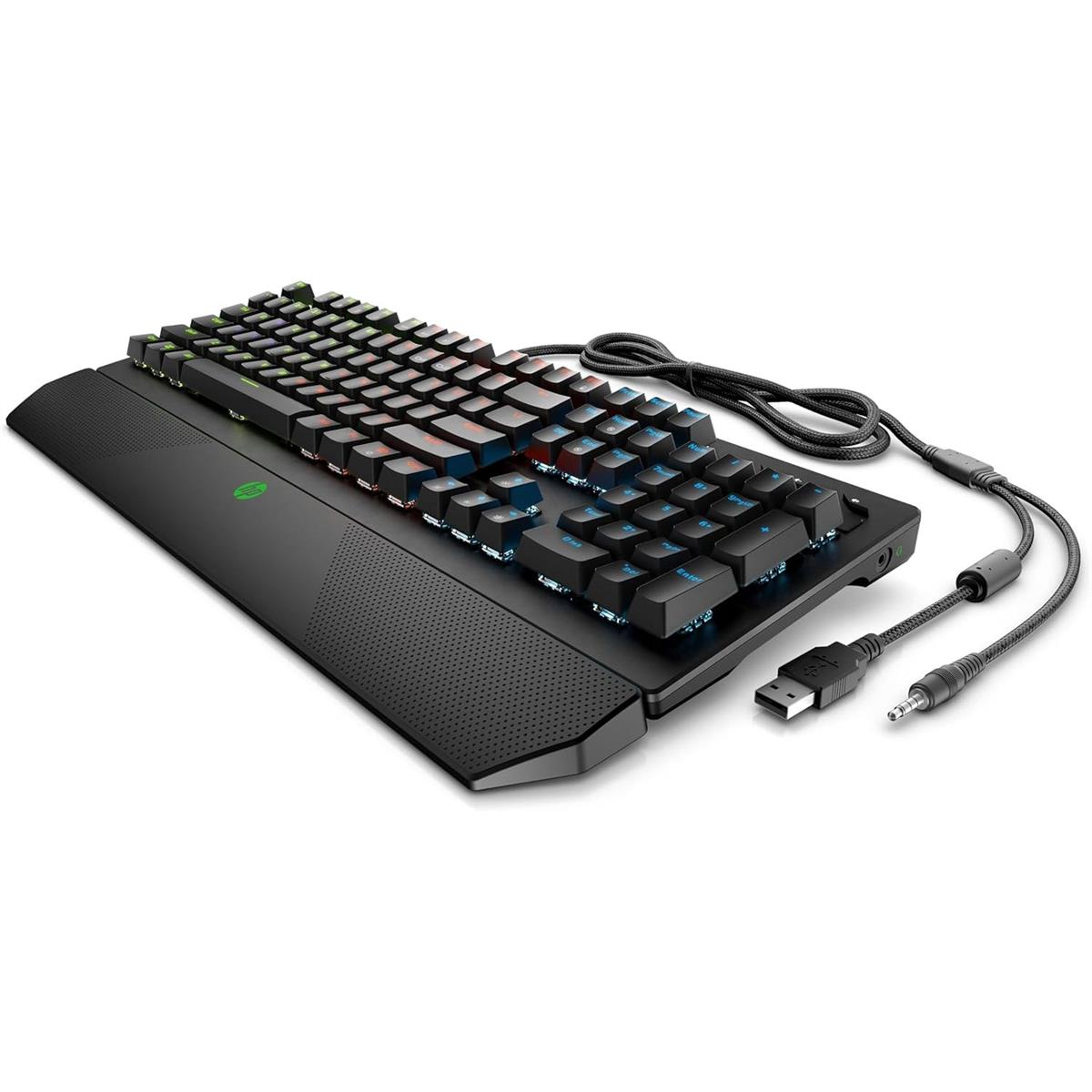 HP Pavilion Gaming RGB Mechanical Keyboard 800 – Red Switches, Full-Si