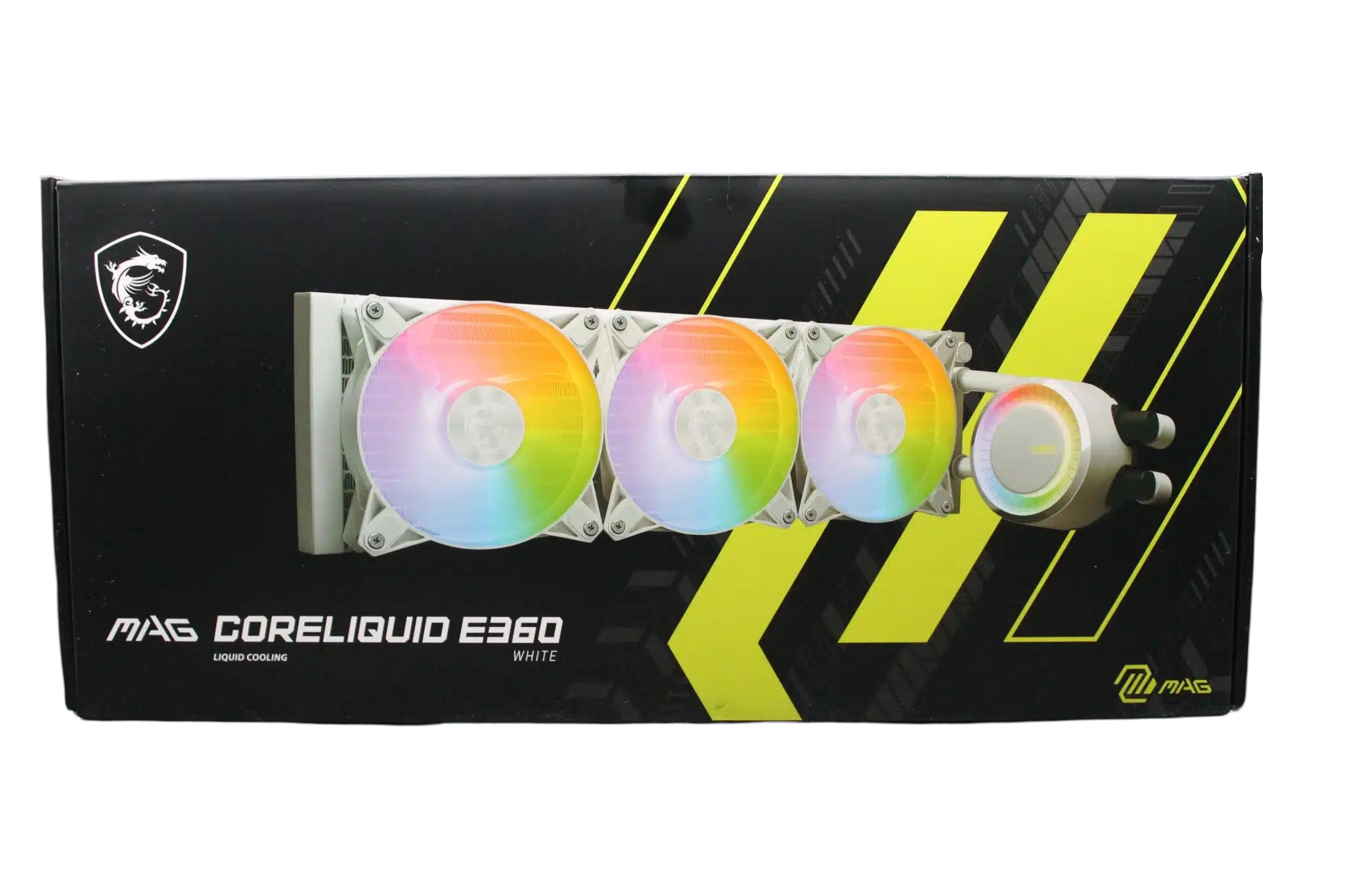 MSI MAG CORELIQUID E360 White – ARGB AIO Liquid CPU Cooler