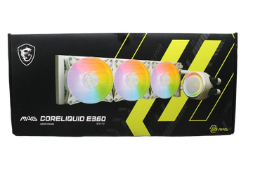 MSI MAG CORELIQUID E360 White – ARGB AIO Liquid CPU Cooler