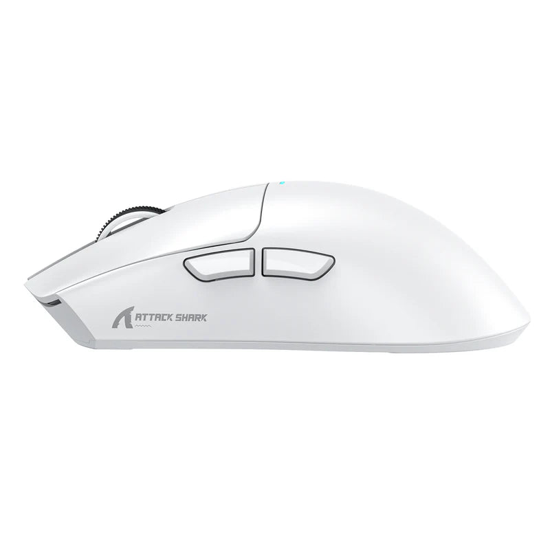 ATTACK SHARK X11 White Tri-Mode Wireless Gaming Mouse Price in Pakistan | 22,000 DPI Ultra-Lightweight with Magnetic Dock