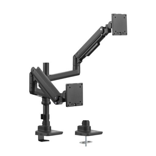 MXG VMA-24P Dual Monitor Arm Mount – Premium Gas Spring Adjustable Desk Mount | Best Price in Pakistan | Daddu Charger Gaming Store