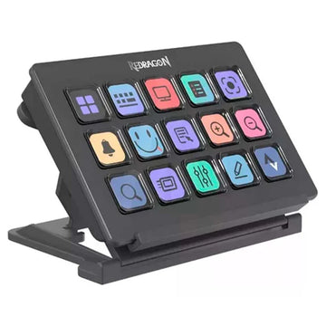 Redragon SS-550 Streamcraft 15 Customized LED Keys – Professional Streaming Control Deck in Pakistan | Daddu Charger Gaming Store