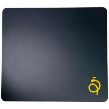 Ruqma Glide X Glass Gaming Mouse Pad Black – Ultra-Smooth Surface, Precision Tracking, Premium Tempered Glass Design