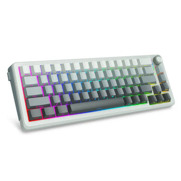 E-YOOSO Z68 Grey Moonlight Mechanical Gaming Keyboard Price in Pakistan | Hot-Swappable RGB Keyboard | PBT Keycaps | 68 Keys