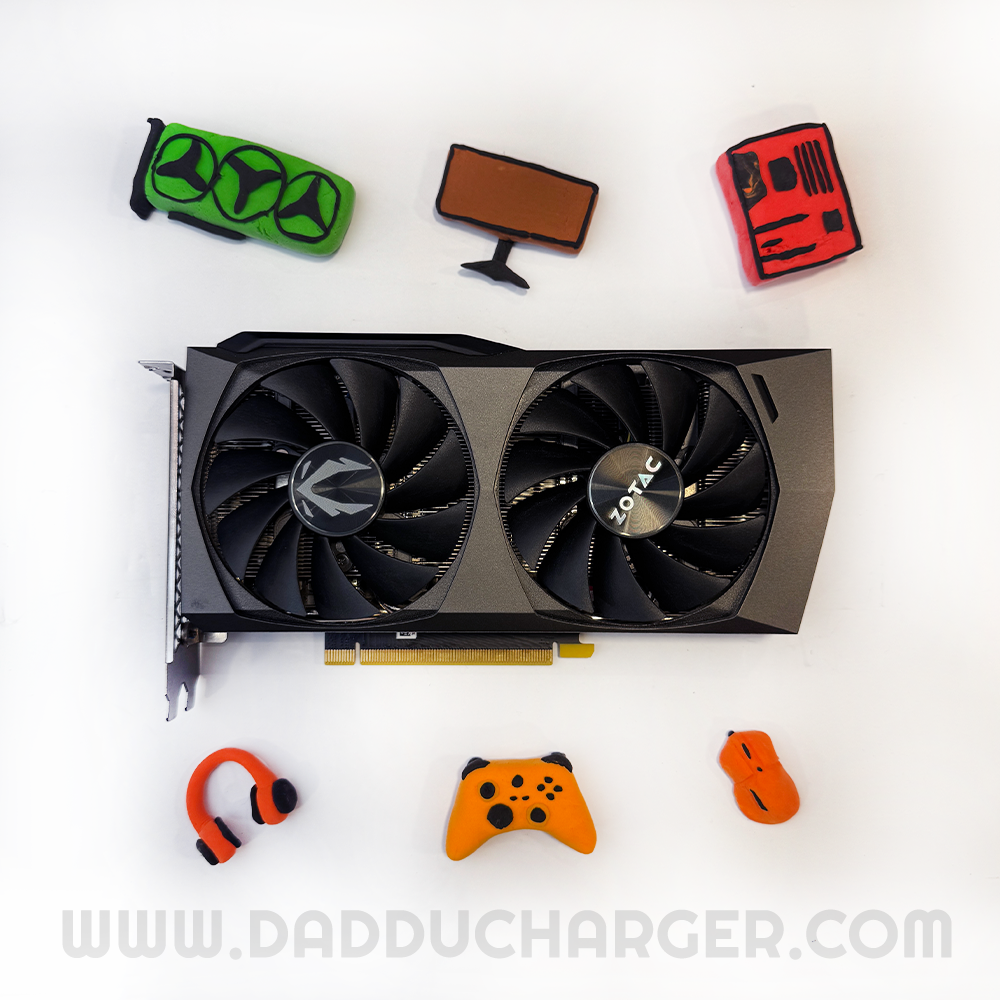 ZOTAC GeForce RTX 3060Ti 8GB GDDR6 Used Graphics Card – Best Price in Pakistan | Daddu Charger Gaming Store